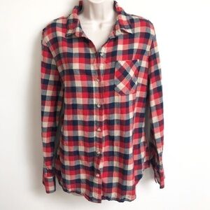 🆕 Field & Stream red & blue flannel shirt …